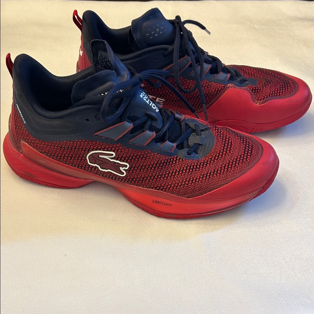 Lacoste AGLT 23 Ultra Men’s Red and Blue Sneakers
Size 12.5 - Picture 2 of 11